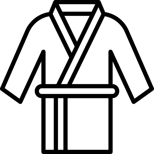 Logo représentant un peignoir de bain.