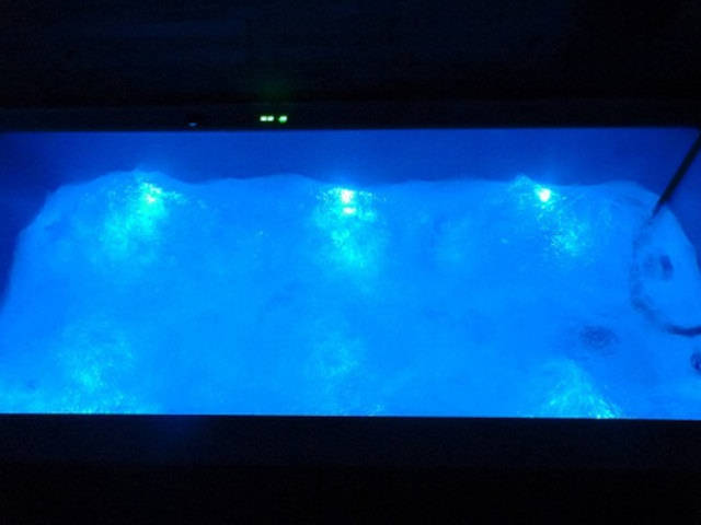 Bain lumière bleu