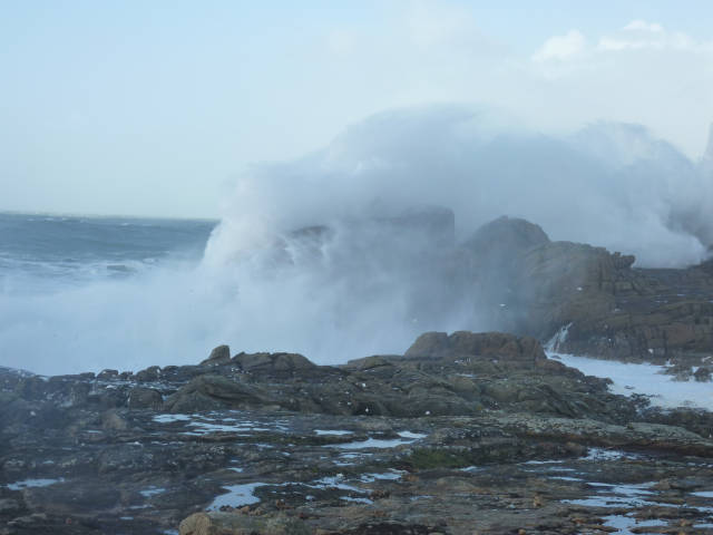 tempête et Vague